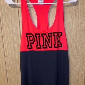 Pink Razorback athletic tank